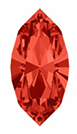 4231 Swarovski Crystal Indian Red 6x3mm Navette Rhinestones 1 Dozen